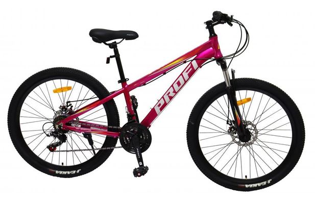 Спортивний велосипед 26 дюймів (рама 13", SHIMANO 21SP) Profi MTB2601-3 Фуксія MTB2601-3 фото