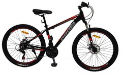 Спортивний велосипед 26 дюймів (рама 13", SHIMANO 21SP) Profi MTB2602-2 Чорно-червоний MTB2602-2 фото