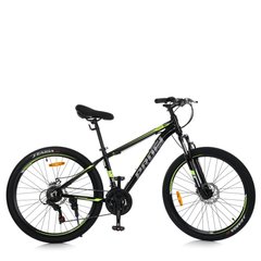 Спортивний велосипед 26 дюймів (рама 15", SHIMANO 21SP) Profi MTB2602-4 Чорно-жовтий MTB2602-4 фото