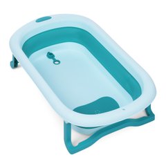 Ванна дитяча складна для купання на ніжках зі зливом EL Camino BATH (довжина 78см) ME 1108 Blue Блакитна ME 1108 Blue фото