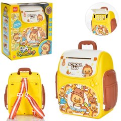 Дитяча скарбничка-рюкзак Ugly Duckling (відбиток, кодовий замок, затягує купюри, світло, звук) WF-3008CX