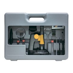 Мікроскоп для дітей (пробірки, інструмент, світло, батарейки) MP0400C MP0400C фото