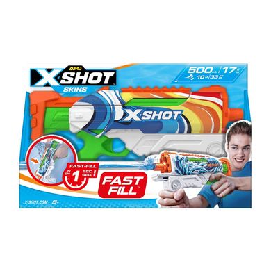 Бластер водный X-Shot Fast Fill HYPERLOAD Malibu (быстрая заправка, 500 мл) 11854B