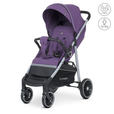 Дитяча прогулянкова коляска El Camino SIENA ME 1095 Violet Фіолетовий ME 1095 Violet фото