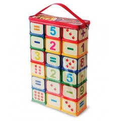 Дитячі набір кубиків Арифметика Юніка (18 кубиків, у сумці) 1061 1061 фото