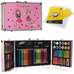 Набір для малювання у валізі (олівці, фломастери, акварельні фарби) MK 4536 MK 4536 фото