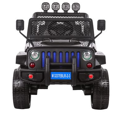 Детский электромобиль Jeep (4 мотора по 45W, 2 аккум, MP3, FM) Джип Bambi M 3237EBLR-2-3 Черно-красный