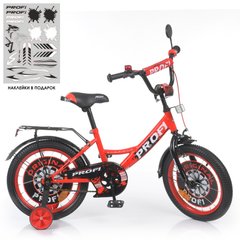 Велосипед дитячий двоколісний 16 дюймів (багажник, дзвіночок, складання 75%) Profi Original boy Y1646-1 Червоний Y1646-1 фото
