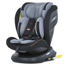 Автокресло детское (фаза 1,2, рост 40-150см, isofix) El Camino I-CON ME 1117 Melange Ultimate Gray ME 1117 Ultimate Gray фото