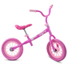 Дитячий беговел PROFI KIDS 12 дюймів M 3255-1 Рожевий,колеса EVA M 3255-1 фото