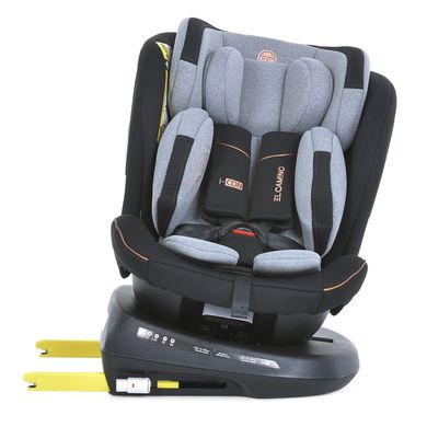 Автокресло детское (фаза 1,2, рост 40-150см, isofix) El Camino I-CON ME 1117 Melange Ultimate Gray ME 1117 Ultimate Gray фото