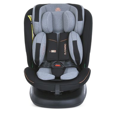 Автокресло детское (фаза 1,2, рост 40-150см, isofix) El Camino I-CON ME 1117 Melange Ultimate Gray ME 1117 Ultimate Gray фото