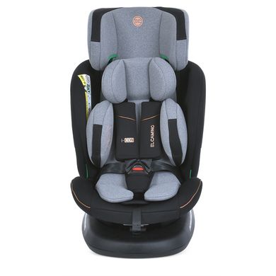 Автокресло детское (фаза 1,2, рост 40-150см, isofix) El Camino I-CON ME 1117 Melange Ultimate Gray ME 1117 Ultimate Gray фото