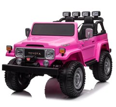 Дитячий електромобіль Джип Toyota (4 мотори 80W, 1аккум. 24V7AH, музика, світло) Bambi M 4968EBLR-8(24V) Рожевий