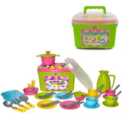 Дитячий іграшковий посуд з плиткою "Technok Toys" (37 елементів, у валізі) 3596