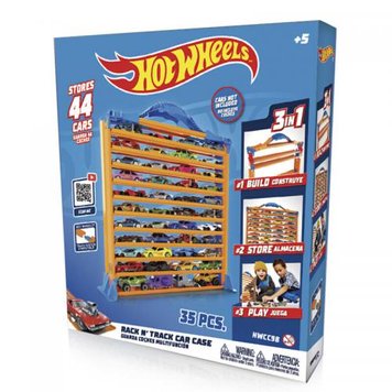 Ігровий гараж з доріжками для зберігання машинок Hot Wheels HWCC9B фото