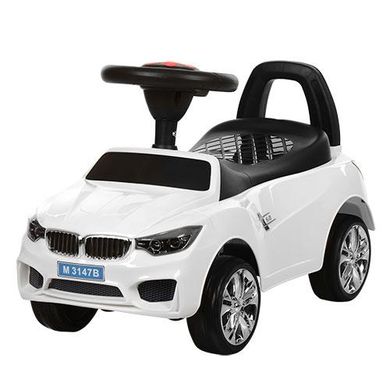 Дитяча каталка-толокар Bambi M 3147 Білий (M 3147B-1) M 3147B-1 фото