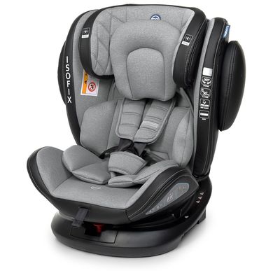 Дитяче автокрісло група 0+ 1-2-3, isofix, поворот 360) EL CAMINO EVOLUTION 360º ME 1045 Royal Gray Сірий ME 1045 Royal Gray фото