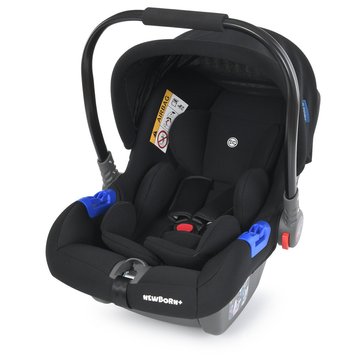 Дитяче автокрісло автолюлька El Camino ME 1043 Newborn+ 0+ ME 1043 Royal Black Чорне ME 1043 Royal Black фото