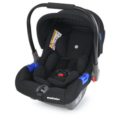 Детское автокресло автолюлька El Camino ME 1043 Newborn+ 0+ ME 1043 Royal Black Черное ME 1043 Royal Black фото