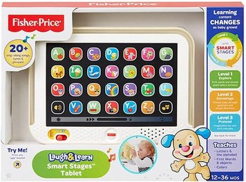 Планшет интерактивный Fisher-Price (технология Smart Stages, алфавит, песни, подсветка) FBR86 FBR86 фото