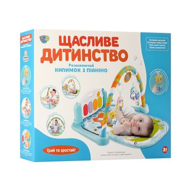 Коврик развивающий музыкальный Limo Toy (дуга, 5 подвесок, пианино, музыка, свет, 2 цвета) M 5470 AB M 5470 AB фото