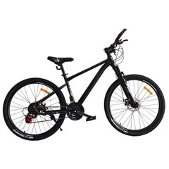 Велосипед двоколісний (діаметр коліс 26", сталева рама, підніжка, складання 75%) MTB 2605-1 Чорний MTB 2605-1 фото