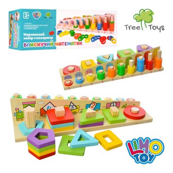 Розвиваюча іграшка Геометрика TREE TOYS (70 деталей, у коробці) MD 2068 MD 2068 фото