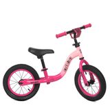 Дитячий беговел 12 дюймів (сталь, надувні колеса) PROFI KIDS ML1201A-5 Рожевий ML1201A-5 фото