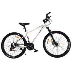 Велосипед двоколісний (діаметр коліс 26", сталева рама, підніжка, складання 75%) MTB 2605-2 Білий MTB 2605-2 фото