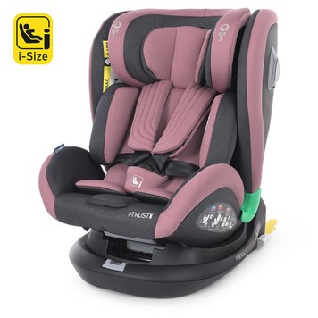 Дитяче автокрісло (+0-1-2-3, 0-36 кг, isofix, поворот 360) El Camino i-TRUST PLUS ME 1081-1 Pale Pink Рожевий ME 1081-1 Pale Pink фото