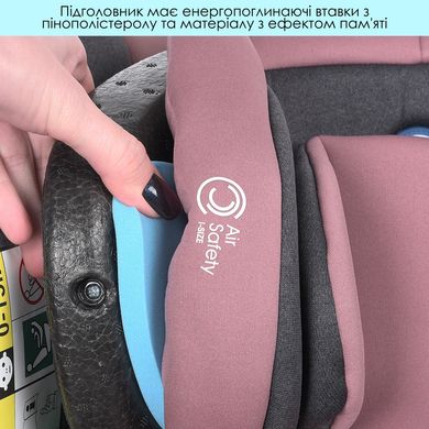 Дитяче автокрісло (+0-1-2-3, 0-36 кг, isofix, поворот 360) El Camino i-TRUST PLUS ME 1081-1 Pale Pink Рожевий ME 1081-1 Pale Pink фото