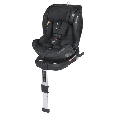 Дитяче автокрісло (+0-1-2-3, 0-36 кг, isofix, поворот 360) El Camino i-BASE ME 1109 Jet Black Чорний ME 1109 Jet Black фото