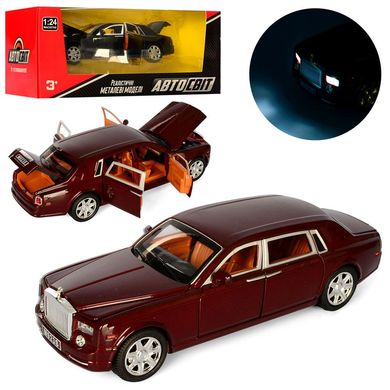 Игрушечная Машинка Rolls-Royce АвтоМир (2 цвета, звук, свет, открываются двери, инерция, на батарейках)AS-2287