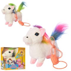 М'яка інтерактивна іграшка Конячка на повідку (2 кольори, ходить, ворушить головою та хвостиком, музика) MP 2134 MP 2134 фото