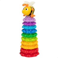 Розвиваюча пірамідка Бджілка (10 деталей, музика, світло, звук) Winfun 0650-NL