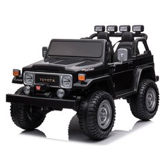 Дитячий електромобіль Джип Toyota (4 мотори 80W, 1аккум. 24V7AH, музика, світло) Bambi M 4968EBLR-2(24V) Чорний