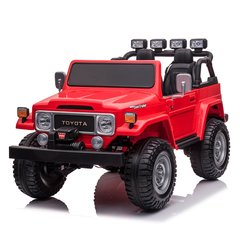 Дитячий електромобіль Джип Toyota (4 мотори 80W, 1аккум. 24V7AH, музика, світло) Bambi M 4968EBLR-3(24V) Червоний
