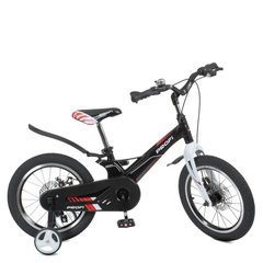Велосипед двоколісний дитячий 16 дюймів (магнез.рама, дискове гальмо) Profi Hunter LMG16235-1 Чорний LMG16235-1 фото