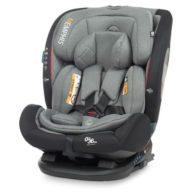 Дитяче автокрісло El Camino (група 0+/1-2-3, isofix) MEMPHIS ME 1093 Gray Black ME 1093 Gray Black фото