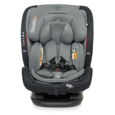 Детское автокресло El Camino (группа 0+/1-2-3, isofix) MEMPHIS ME 1093 Gray Black ME 1093 Gray Black фото