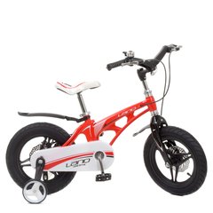Велосипед дитячий 14 дюймів (магнієва рама, дискове гальмо) Lanq Infinity WLN1446G-3 Червоний WLN1446G-3 фото