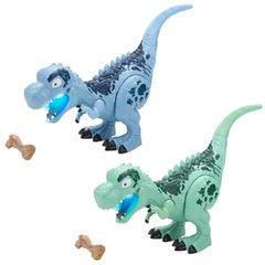 Динозавр інтерактивний (2 кольори, висота 26см, звуки, світло, кісточка, на батарейках) 3802-2A