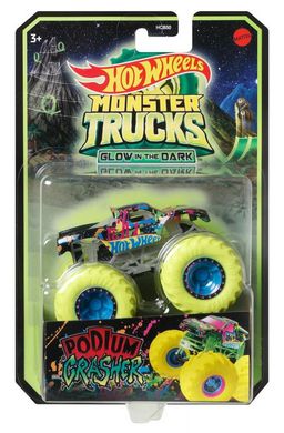 Машинка-позашляховик Monster Trucks Hot Wheels 1:64 "Світяться у темряві" HCB50