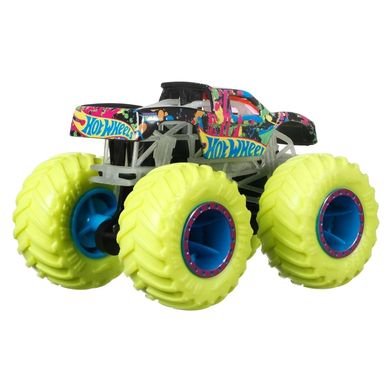 Машинка-внедорожник Monster Trucks Hot Wheels 1:64 "Светящиеся в темноте" HCB50