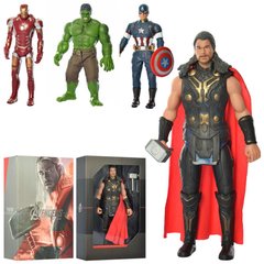 Фігурки героїв Месники Марвел (Халк, Залізна людина, Тор, Капітан Америка) Avengers 3320-1-2-3 3320-1-2-3 фото