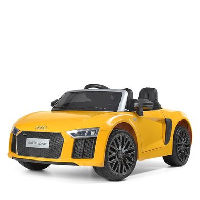 Детский электромобиль Audi (2 мотора по 35W, 1 аккум 12V9AH, MP3, USB) Bambi M 3449EBLR-6 Желтый