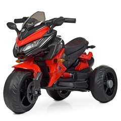 Дитячий мотоцикл триколісний (2 мотори по 35W, MP3, TF, USB, EVA) Bambi M 4274EL-3 Червоний
