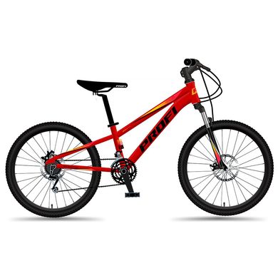 Спортивный велосипед 24 дюйма Profi (рама 11", SHIMANO 21SP) MTB2401-1 Красный MTB2401-1 фото