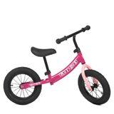 Дитячий беговел 12 дюймів (колеса надувні, метал.обод, підшипн.,CNCось) PROFI KIDS М 5457A-4 Рожевий М 5457A-4 фото